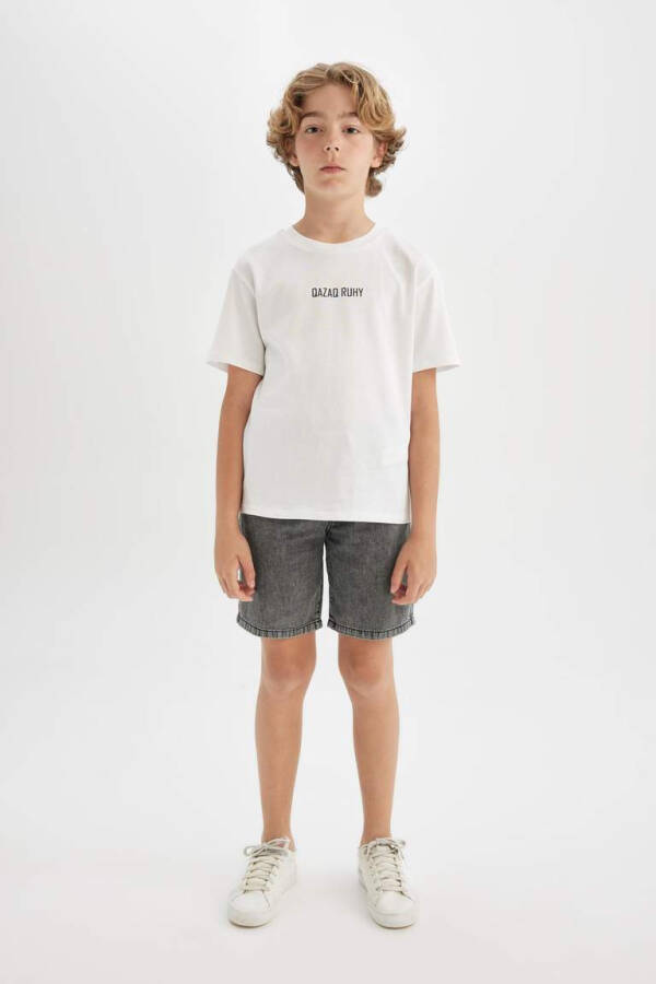 Boys' Jean Shorts Grey - 1