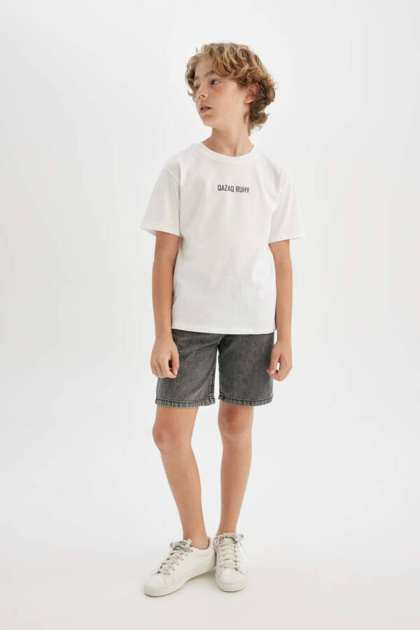 Boys' Jean Shorts Grey - 2