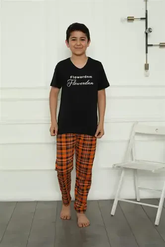 Boy's Jersey Pajama Set 20395 - 1