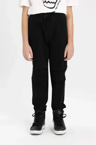 Boys Jogger Elastic Waist Gabardine Pants B5915A824SM - 5