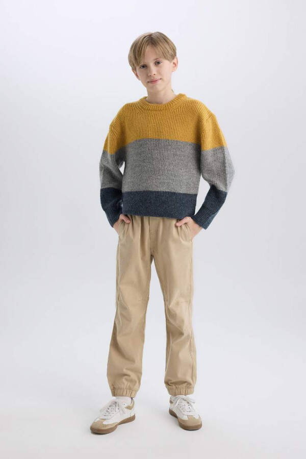 Boys Jogger Pants Beige - 1