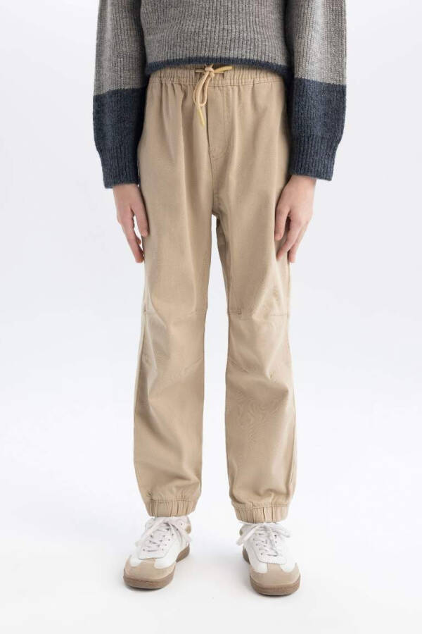 Boys Jogger Pants Beige - 4