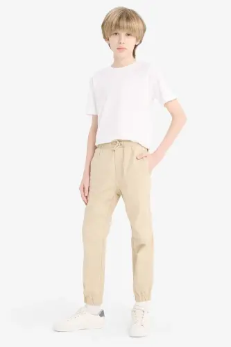 Boys Jogger Pants Beige - 1