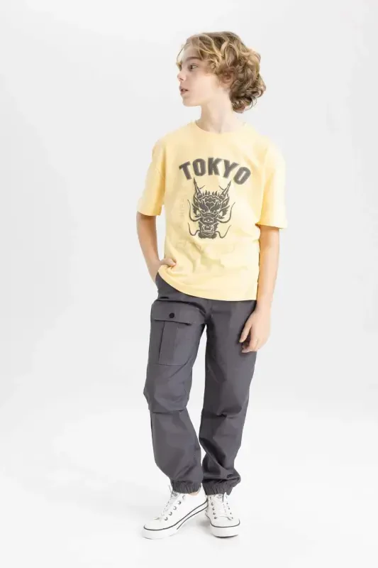 Boys Jogger Ribbed Trousers C0973a824sp - 3