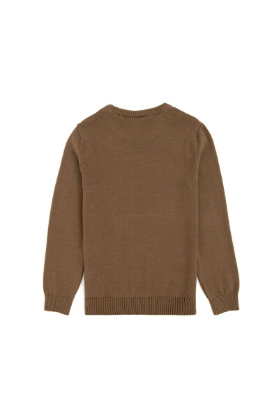 Boys' Khaki Crew Neck Sweater 50293025-vr027 - U.S. POLO ASSN. (1)