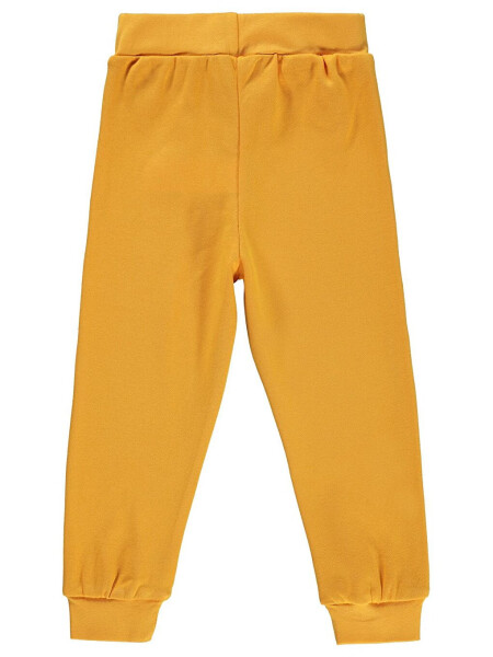 Boys Kids Tracksuit Bottoms 2-5 Years Mustard - 4