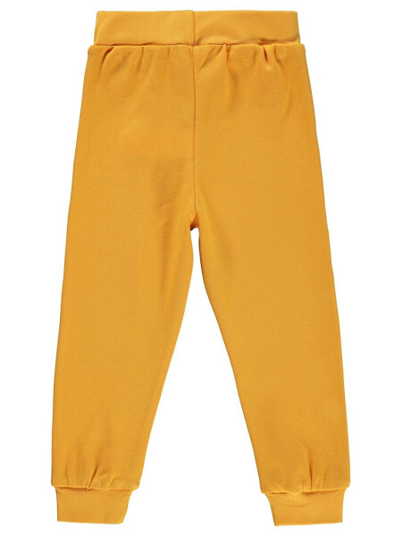 Boys Kids Tracksuit Bottoms 2-5 Years Mustard - 2