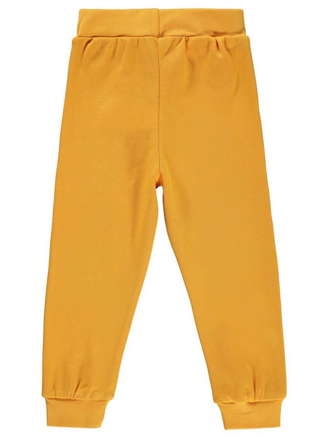 Boys Kids Tracksuit Bottoms 2-5 Years Mustard - 2