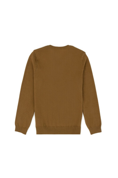 Boys' Light Khaki Basic Sweater 50275849-VR183 - U.S. POLO ASSN. (1)