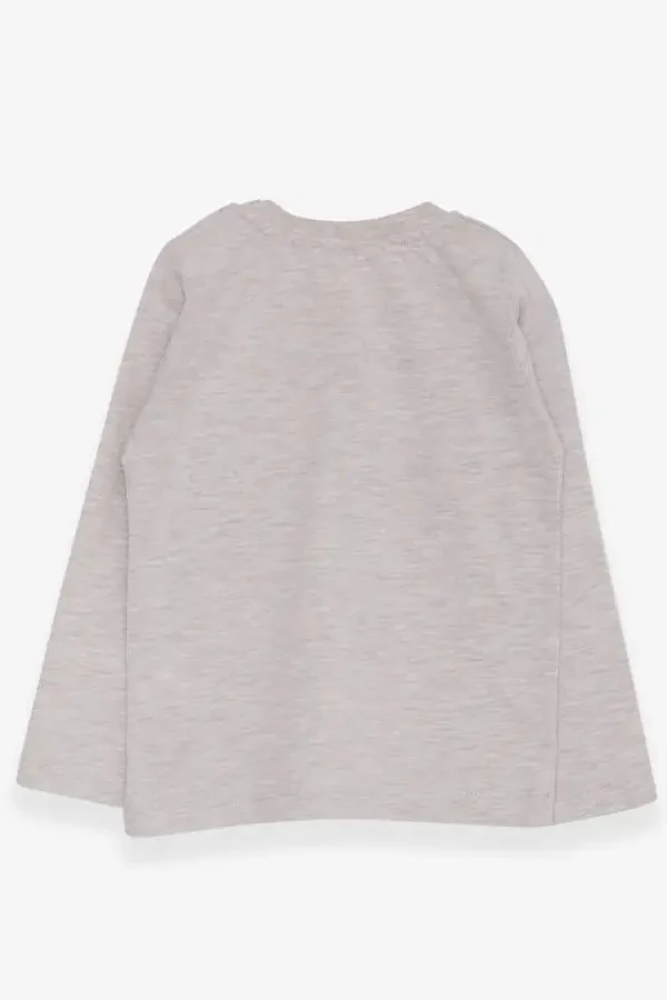 Boy's Long Sleeve T-Shirt with Pocket 9 Months-3 Years, Be - 2