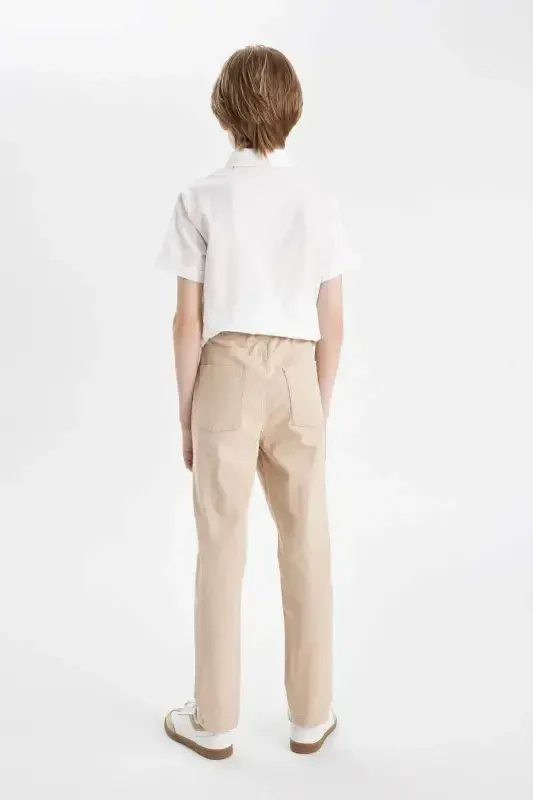 Boys' Loose Fit Standard Leg Gabardine Pants B8938A824SM - 7