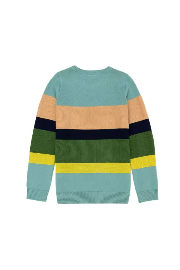 Boys Mint Bicycle Collar Sweater 50271362-VR090 - 5