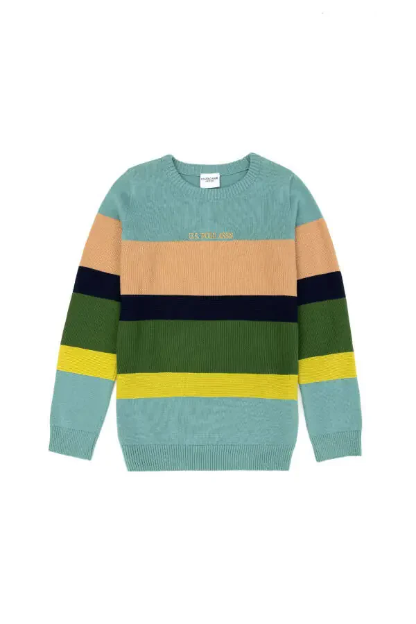 Boys Mint Bicycle Collar Sweater 50271362-VR090 - 1