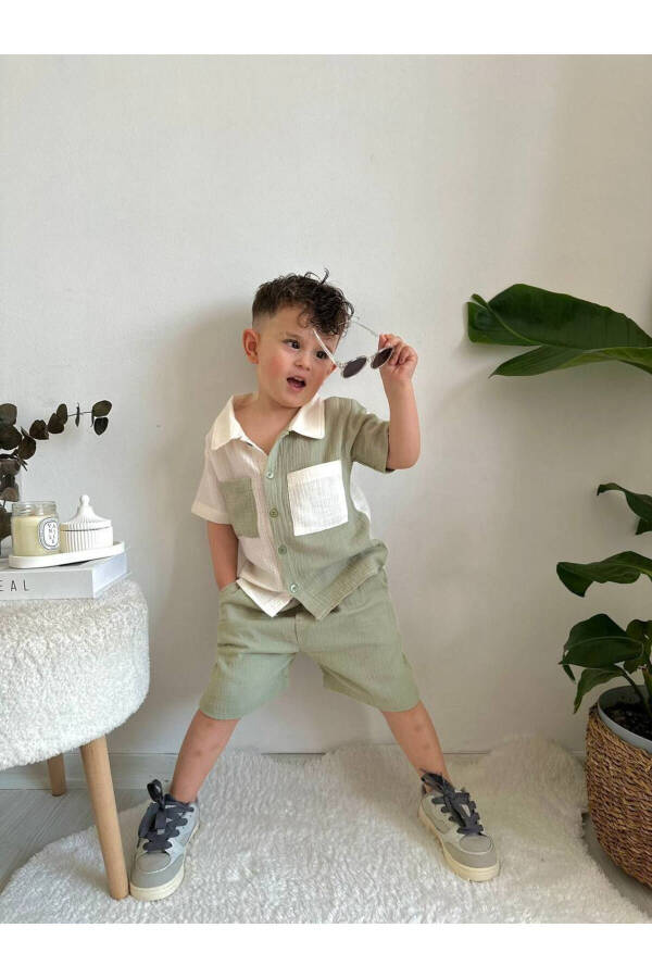 Boys Muslin Style Summer Set - 1