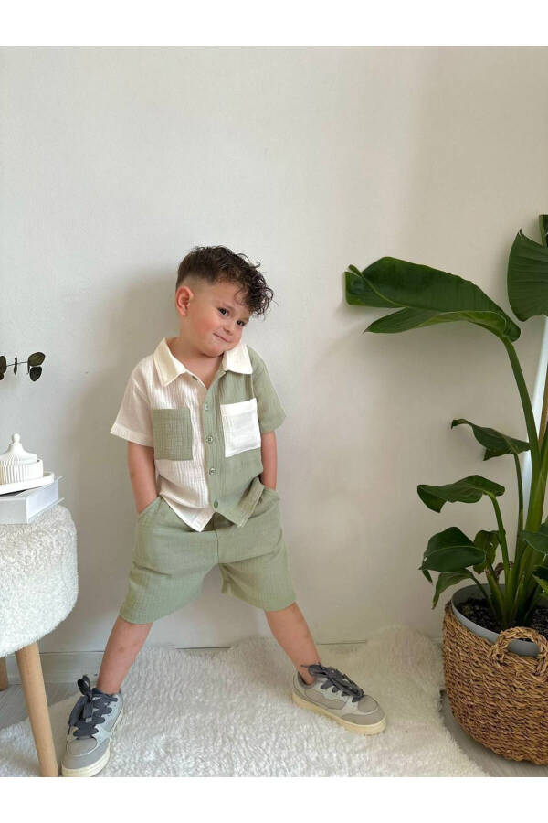 Boys Muslin Style Summer Set - 3