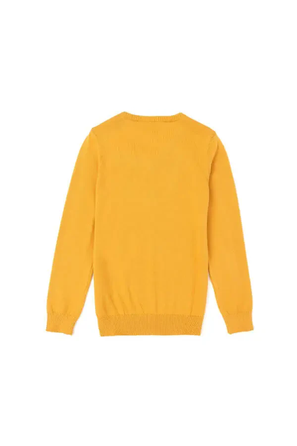 Boys Mustard Basic Sweater 50269415-vr072 - 2
