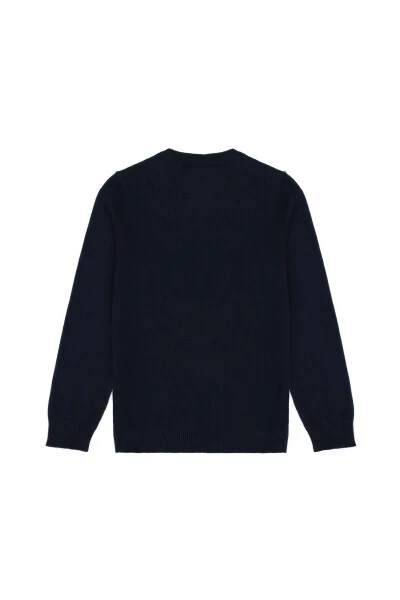 Boys' Navy Blue Basic Sweater 50269415-VR033 - 8