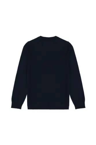 Boys' Navy Blue Basic Sweater 50269415-VR033 - U.S. POLO ASSN. (1)