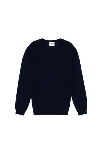 Boys' Navy Blue Basic Sweater 50269415-VR033 