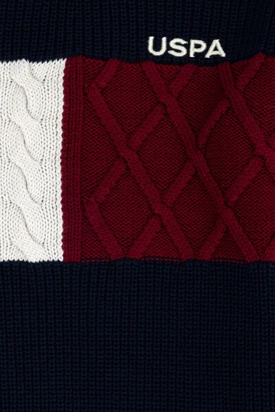 Boys Navy Blue Crew Neck Sweater 50271342-VR033 - 10