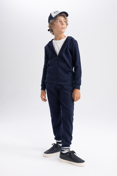 Boys' Navy Blue Hooded School Jacket T7468a623au - 2