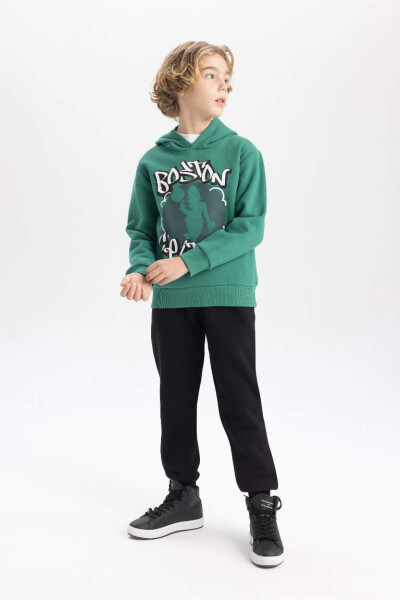 Boy's NBA Boston Celtics Hoodie Sweatshirt Green - 5