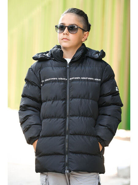 Boy's Padded Jacket-Gray - LC WAIKIKI