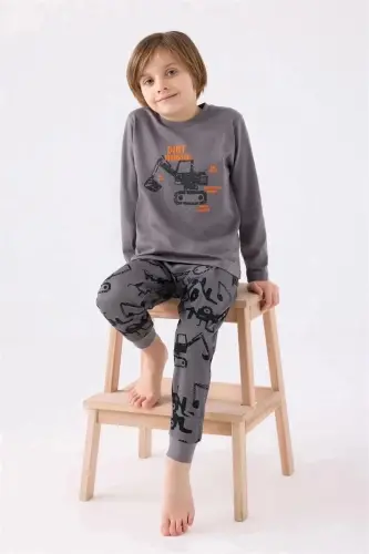 Boys Pajama Set K.Gray RP3424-2 - 3