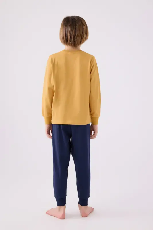 Boys' Pajama Set Mustard RP3452-G - 5