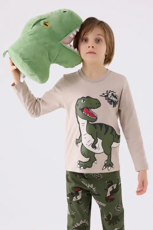 Boys' Pajama Set Sand RP3428-2 - 2