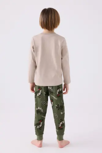 Boys' Pajama Set Sand RP3428-2 - 5