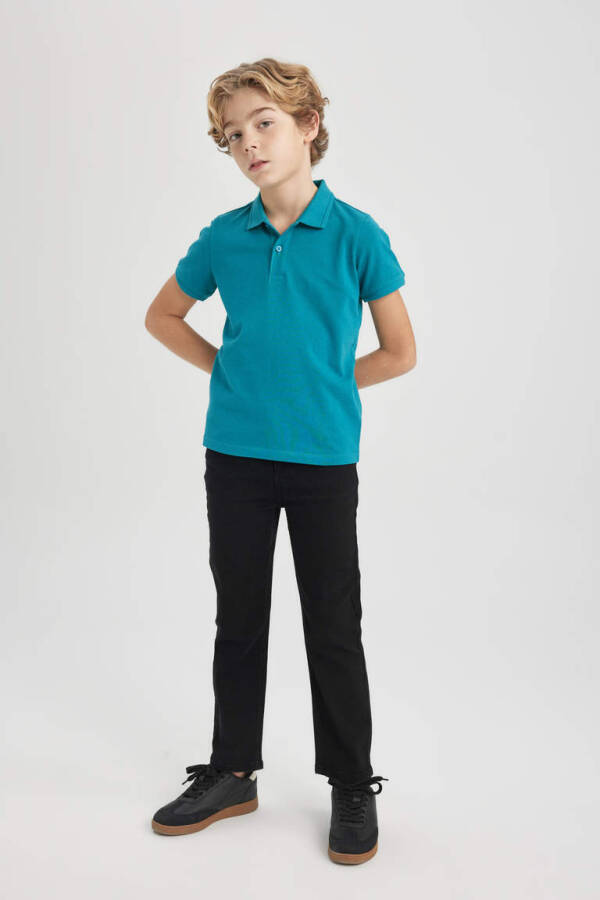 Boys' Pike Short Sleeve Polo Shirt Green - 2