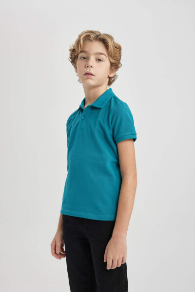 Boys' Pike Short Sleeve Polo Shirt Green - 4