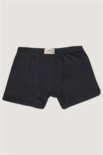 Boys Plain Cotton Lycra Colorful Boxer 6-Pack - BÜYÜKBEDENIZ (1)