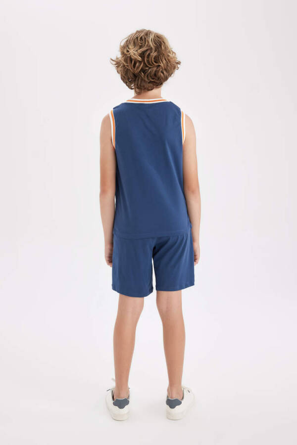 Boys' Printed Athletic Shorts 2-Pack Indigo - 4