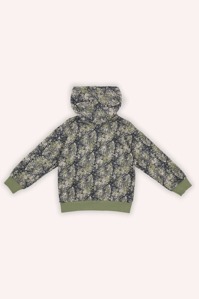 Boy's Printed Beige Sweatshirt - PANÇO (1)