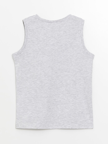 Boy's Printed Bike Neck Tank Top - 2