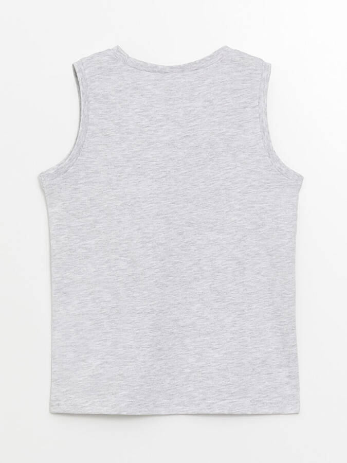 Boy's Printed Bike Neck Tank Top - 2