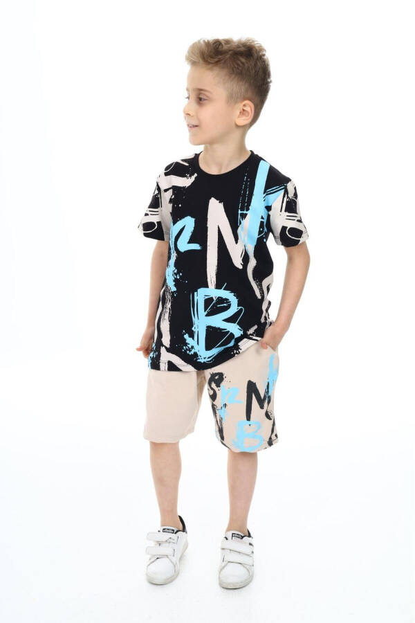 Boys' Printed Shorts and Top Set 5554-S - 1