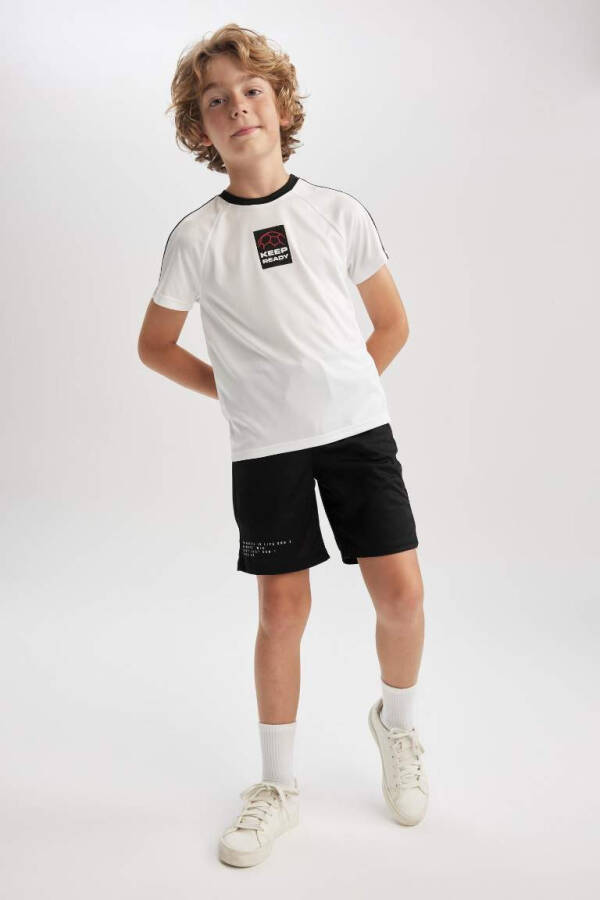 Boys' Printed Shorts Black - 3