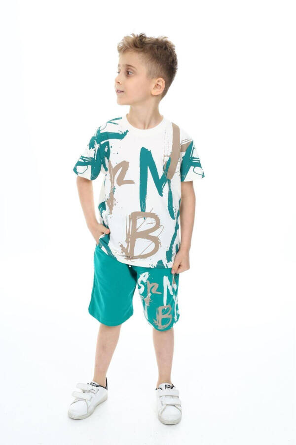 Boys' Printed Shorts Set 5554-B - 3