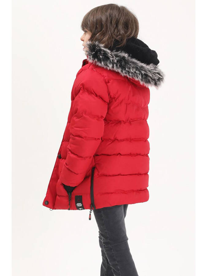 Boys' Red Logo Puffer Jacket 15491 - 10