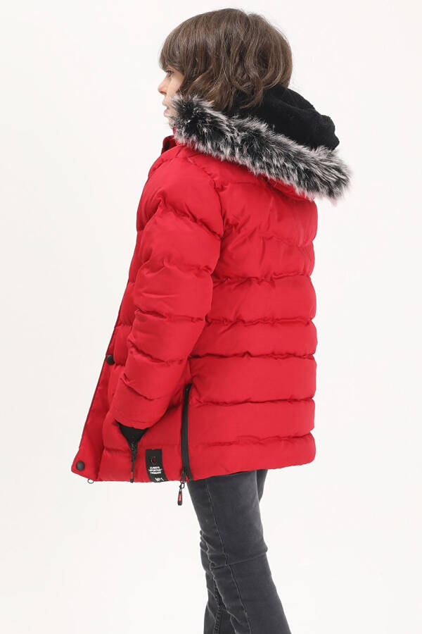 Boys' Red Logo Puffer Jacket 15491 - 15