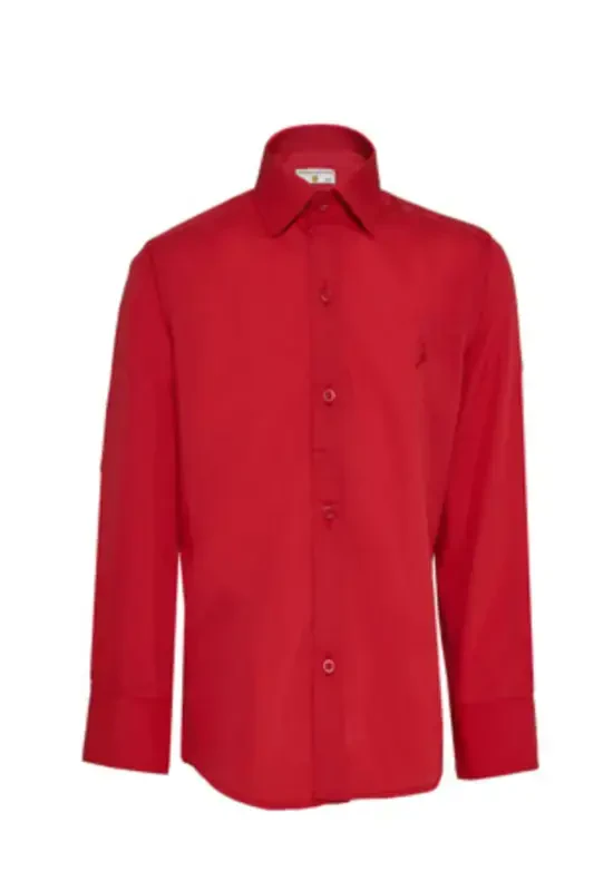 Boy's Red Shirt-Red - 1