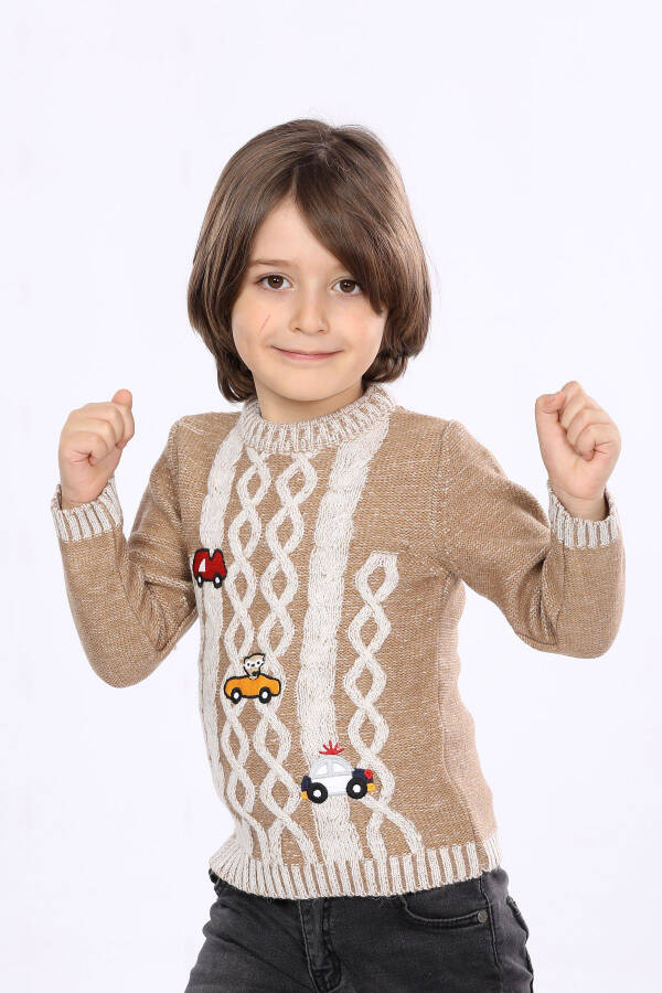 Boy's regular fit basic knit sweater - 1