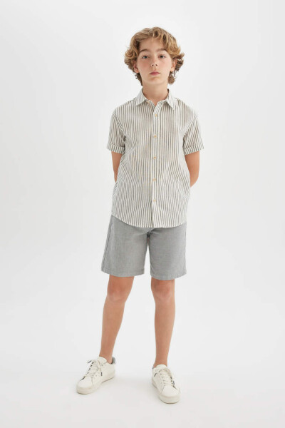 Boy's Regular Fit Shorts Gray - 2