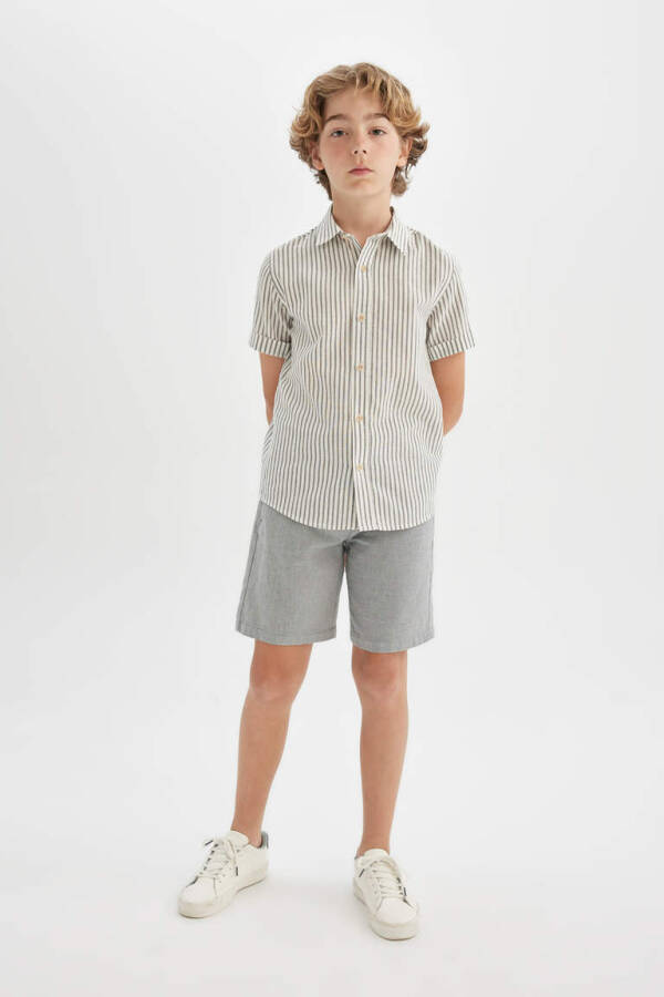 Boy's Regular Fit Shorts Gray - 2