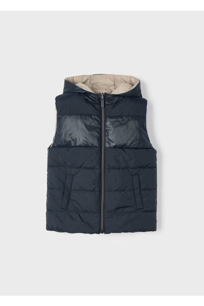 Boys' Reversible Puffer Vest - 1