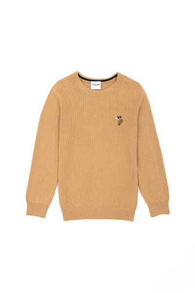 Boys Sand Basic Bike Neck Sweater 50269033-VR085 - 7