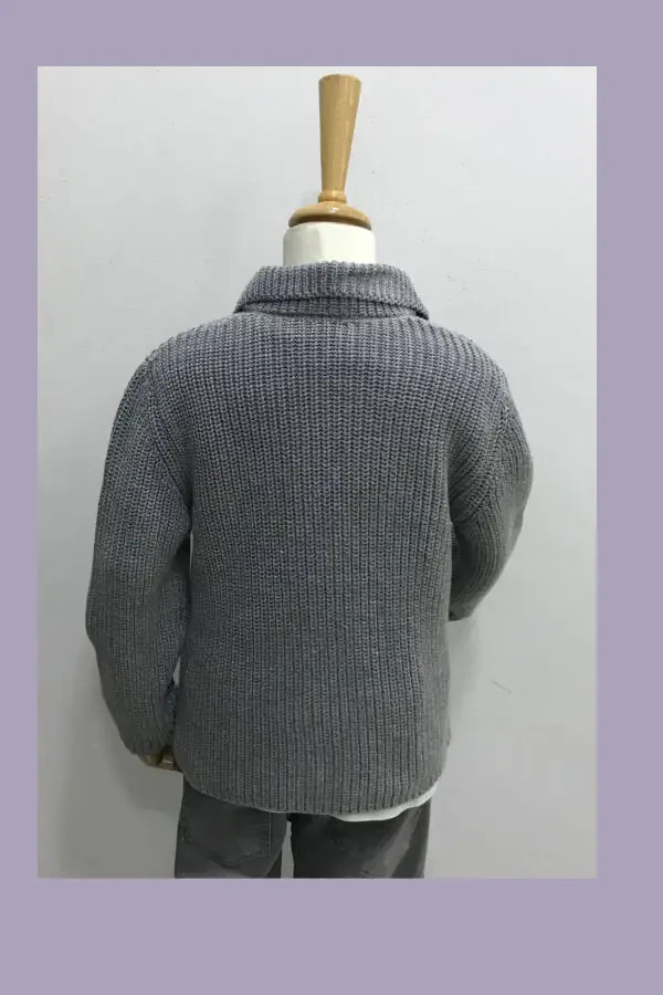 Boys' Selanik Knit Cardigan - 3